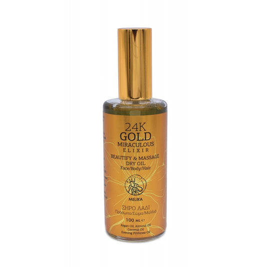 Melira 24K Gold Miraculous Elixir – Beautify & Massage Dry Oil